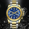 thumbnail image 2 of NIBOSI Casual Sport Men's Watches Chronograph Stainless Diver Watch Wristwatch Big Dial Quartz Clock Luminous Relogio Masculino, 2 of 6