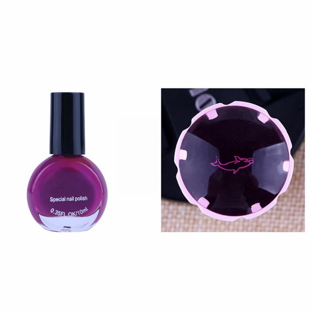 WIFKLSIIPG Nail Printing Oil 10ml Painted Nail Polish Non Peelable Multi Color Optional Easy to Use