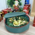 thumbnail image 6 of Christmas Wreath Storage under $5! Cagogo Christmas Wreath Storage Bag 24 Inches, Durable Oxford Polyester Wreath Box with Handle, Festive Decoration Organizer with Storage Rack, Large Capacity, 6 of 9