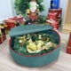 thumbnail image 5 of Herunwer Wreath Storage Bag Round Holiday, Easter, Fall & Christmas Artificial Wreaths & Garland- Red Canvas Tote, 5 of 6