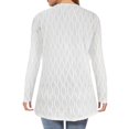 thumbnail image 7 of Women Loose Fit Cardigan Long Sleeve Open Front Knit Coat Lightweight Soft Drape Casual Fall Jacket with Pockets, 7 of 7