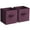 Purple, variant on Sorbus 11" Foldable Fabric Storage Cube Bin, Purple (2 pack)