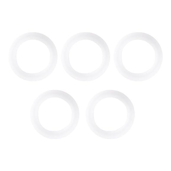 5 Unids Moldes Redondos de Silicona Brazalete Curvo Brazalete Moldes Fabricación de Joyas DIY (Modo Moire 60mm Diámetro Interior)