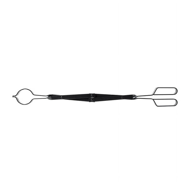 Firewood Tongs for Extra Strength 24.6In Log Wood for Up 12Inch Thick Logs Rust Resistant Finish Fireplace Tongs Black