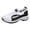 White, variant on Women's Casual Shoes Thick Soled Round Toe Shallow Platform Slip on Comfortable Lightweight Suitable for Daily wear Walking Black Size 7.5