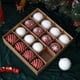 thumbnail image 4 of Decoraciones de Navidad Blancas Bola de Espuma Embalaje Decorativo Bola de Navidad Blanca Decoraciones Colgantes Decoraciones de Navidad Colgantes, 4 of 6