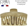 thumbnail image 4 of Camila Paris CP2122 French Hair Clip for Women for Long Curly Wavy Hair, Gray, Girls Hair Claw Clips Jaw Fashion Styling Hair Accessories for Women, Strong Hold No Slip Grip, Made in France, 4 of 32