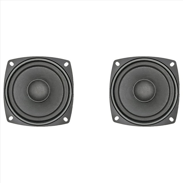 2X Altavoz de 4 Pulgadas, 30 W, 4 Ω, Altavoz de Audio de Rango Medio, Unidad de Altavoz de Sonido, Altavoz de Rango Medio Estéreo de Música HiFi