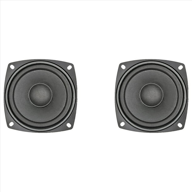 2X Altavoz de 4 Pulgadas, 30 W, 4 Ω, Altavoz de Audio de Rango Medio, Unidad de Altavoz de Sonido, Altavoz de Rango Medio Estéreo de Música HiFi