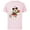 Soft Pink, variant on Disney Vintage Minnie Mouse Retro Holiday - Short Sleeve Cotton T-Shirt for Adults - Customized-Athletic Heather