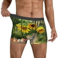 thumbnail image 2 of Kdxio Men's Boxer Briefs with Vintage Wooden Bucket Print - Comfortable and Breathable Underwear for Everyday Wear, 2 of 7