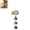 Little Fish, variant on Bird Wooden Wind Chimes With Crystal Suncatcher, 3 Metal Bells Vintage Hanging Ornament, Beech Wood Windchime For Outdoor Garden Patio Entryway Window Home Decor, Memorial Housewarming Birthday Festi