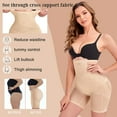 thumbnail image 4 of Irisnaya Butt Lifter for Women Body Shaper Tummy Control Shorts Seamless Shapewear Tummy Control Panties High Waist Trainer Thigh Slimmer Panty(Beige X-Large), 4 of 7