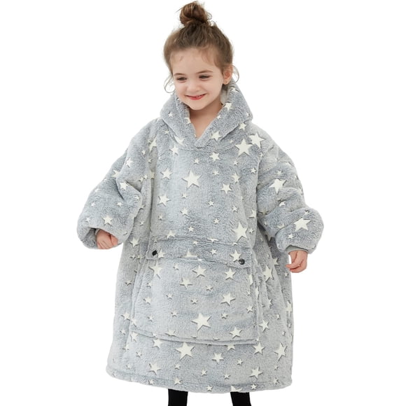 Sudadera con capucha portátil NOUKOW para niños de 2 a 10 años