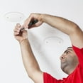 thumbnail image 2 of 4 Pcs Plaque de Couverture de Plafond Ronde Couverture de Prise en Plastique Couverture Électrique Trous de Plafond Couverture Murale Couvercles Électriques, 2 of 10