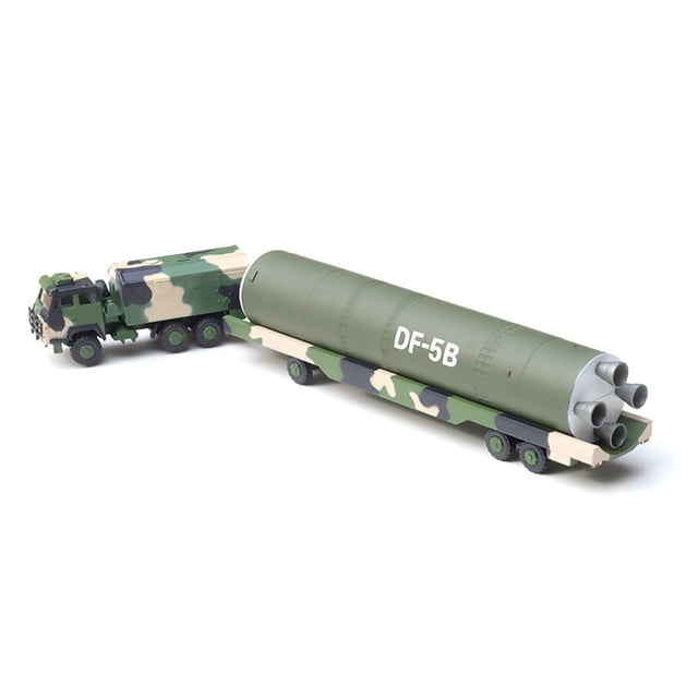 1:100 Dongfeng Modèle de Véhicule Missile 5B en Alliage Simulation Modèle Militaire Chinois TAPDRA Pièce de Rechange