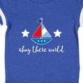 thumbnail image 4 of Inktastic Nautical Baby Boy Ahoy Sailboat Boys Baby Bodysuit, 4 of 5