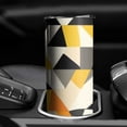thumbnail image 3 of 20oz Modern Art Geometric Skinny Tumblers Stainless Steel Tumbler with Lid and Straw,Vacuum Insulated Double Wall Travel Tumbler Cups with Cleaning Brush for Coffee,Tea, 3 of 6