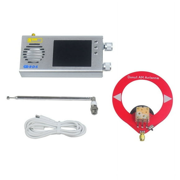 TEF6686 Radio Receiver All Band FM/MW/Shortwave HF/LW Radio Portable Handheld Radio with Donut Antenna C
