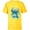 Yellow, variant on Disney Lilo and Stitch Watercolor Brushstrokes - Short Sleeve T-Shirt for Kids - Customized-White