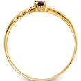 thumbnail image 2 of 14K Yellow Gold Ruby Birthstone Ring (Size 7) Made In India xbr184, 2 of 5