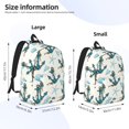 thumbnail image 3 of Yiaed Anchors And Shells Print Backpack, Premium Laptop Backpack, Travel Backpack for Women, Lightweight Backpacks, Comfortable Back Pack-Medium, 3 of 5