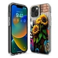 thumbnail image 3 of MUNDAZE Apple iPhone 12 Pro Max Shockproof Clear Hybrid Protective Phone Case Sunflowers Graffiti Painting Art Cover, 3 of 5