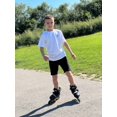thumbnail image 3 of MammyGol Patins en Ligne pour Garçons et Filles Jeunesse, Patins à Roulettes Réglables 4 Tailles avec Roues en PU Clignotantes, Patins en Ligne Agressifs Haute Performance pour Enfants de 6 à 12 Ans, Or Bla, 3 of 7