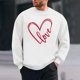 thumbnail image 1 of Ceisia Men Casual Fashion Print Round Neck Pullover Long Sleeve Sweatshirt Gift, 1 of 6