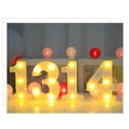 thumbnail image 6 of KCEHTA LED Marquee Number Lights Sign, Light Up Numbers 0-9, Led Light Up Numbers, Decorative Lighted Numbers for Christmas Valentines Day Birthday Wedding Party Home Decor, 6 of 6