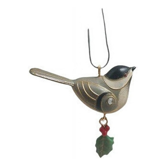 2011 Black-Capped Chickadee Hallmark Keepsake Christmas Tree Ornament - QXM9137