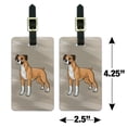 thumbnail image 4 of Boxer Pet Dog Luggage ID Tags Suitcase Carry-On Cards - Set of 2, 4 of 5