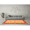 thumbnail image 3 of Ahgly Company Indoor Rectangle Oriental Orange Traditional Area Rugs, 2' x 4', 3 of 4