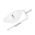 thumbnail image 2 of HAMPPLIES 10Pcs Kitchen Hood Grease Cups Plastic Transparent Reusable For Hotel Use, 2 of 8