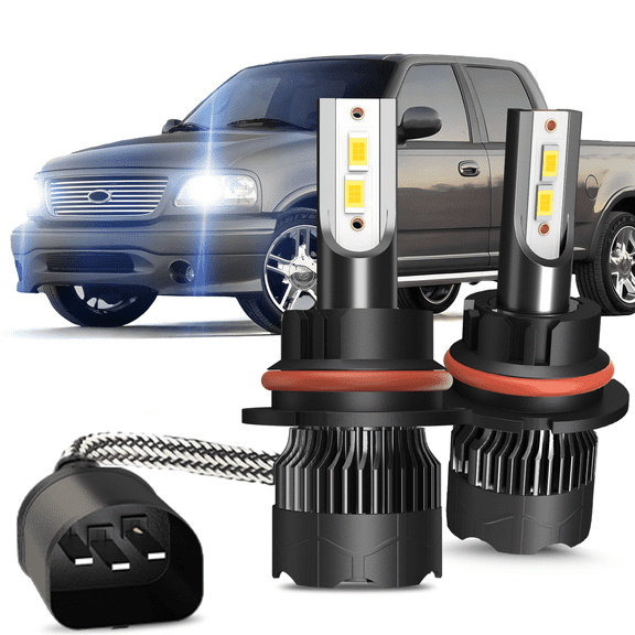 For Ford F150 1999 2000 2001 2002 2003 6000K LED Headlight Fog Light Bulbs Kit