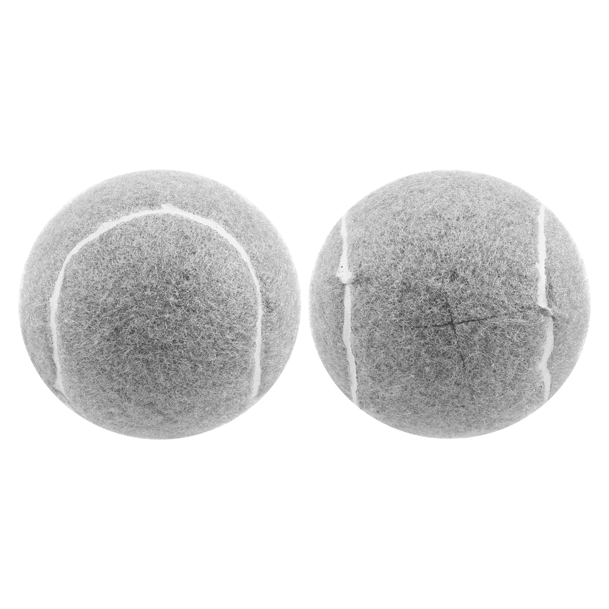 2 PCS Precut Walker Tennis Ball for Furniture Legs Protection, Grey