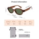thumbnail image 5 of Gafas de Sol SOJOS Retro Polarizadas Hexagonales UV400 SJ2389, 5 of 5