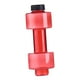 thumbnail image 3 of Botella de agua deportiva con mancuernas, duradera, grande, sin BPA, portátil, transparente 550ml rojo, 3 of 9