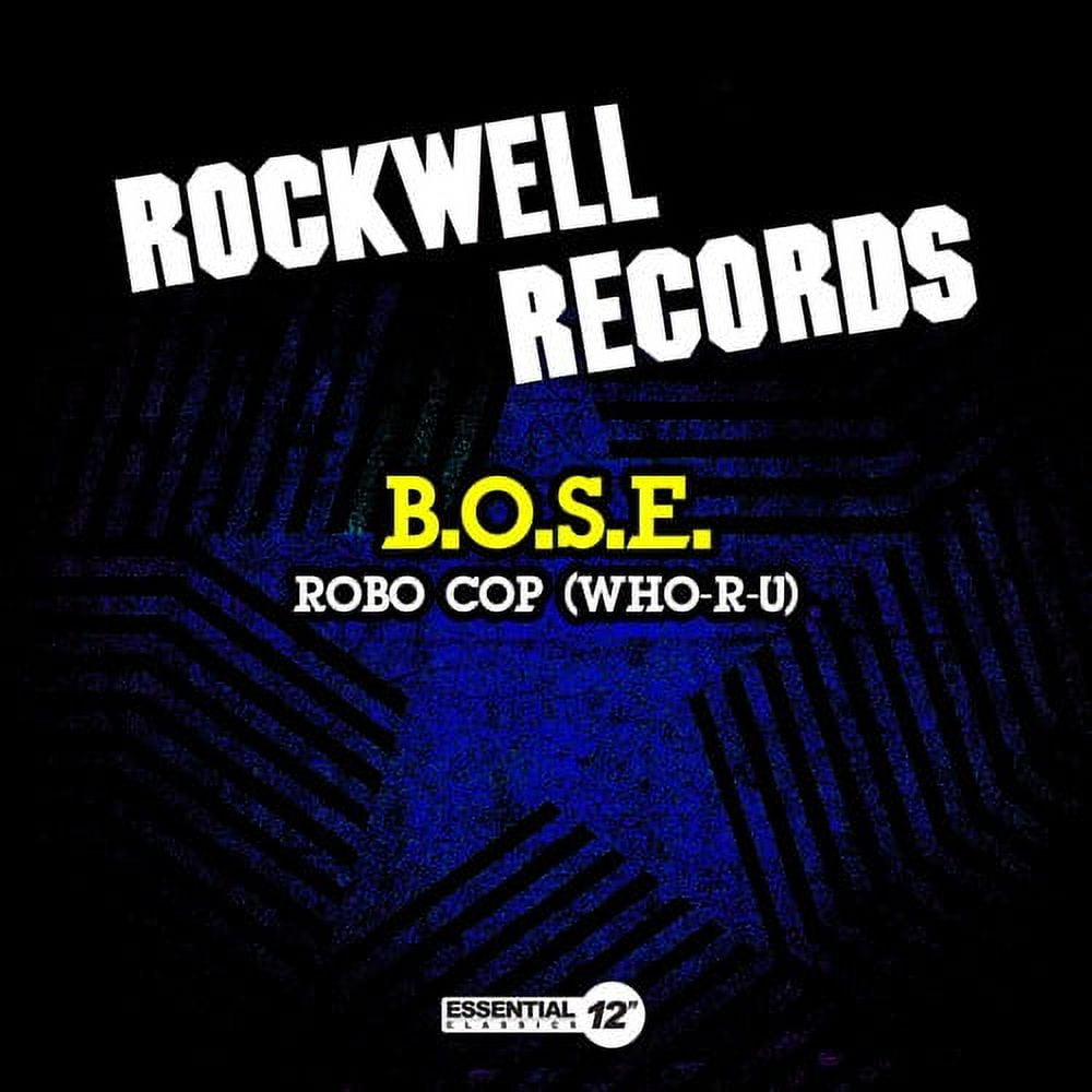 B.O.S.E. - Robo Cop (Who-R-U) - Electronica - CD