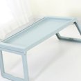 thumbnail image 5 of Escritorio de cama para computadora portátil PP plegable diseño simple con ranuras hacia abajo mesa de cama con orificio de carga JAAS, 5 of 5