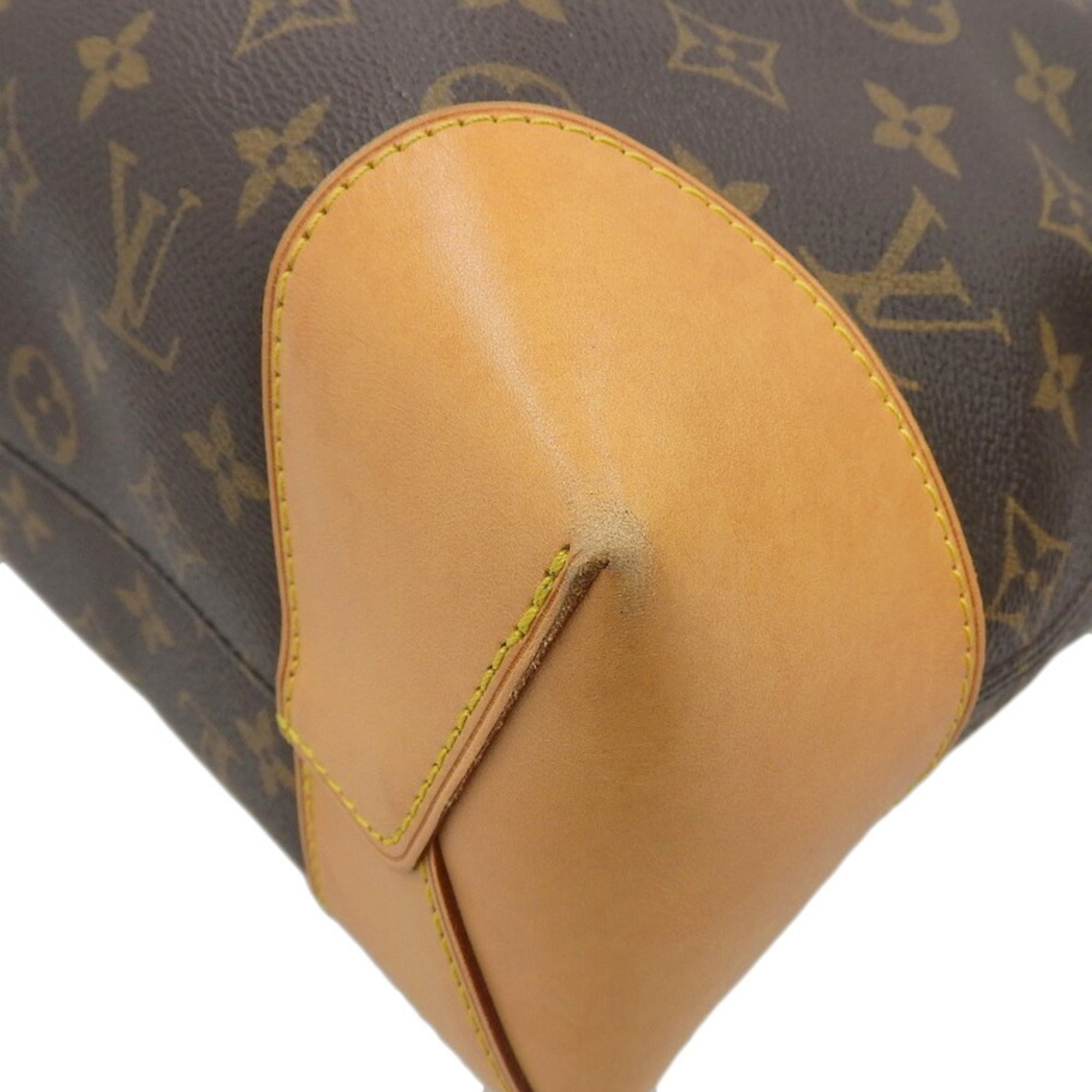 Louis Vuitton // Black Leather Monogram Stitched Shoulder Bag – VSP  Consignment