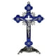 thumbnail image 2 of Crucifijo y soporte perfecl Estatuilla Cristo en Jesús Crucifixión Azul oscuro, 2 of 8