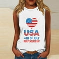 thumbnail image 2 of VerPetridure American Flag Tank Top Women 4th of July Tanks Tops for Womens USA Flag Patriotic Shirts Vest Sleeveless Tee, 2 of 5