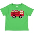 thumbnail image 3 of Inktastic Valentine Fire Truck Heart Bear Boys or Girls Toddler T-Shirt, 3 of 5