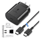 thumbnail image 1 of Cargador Rápido Tipo C De 25w Para Samsung Galaxy Con Cable negro, 1 of 5