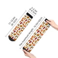 thumbnail image 2 of Bingfone Hot Dog Burger Design Patterned Men's Women's Casual Cotton Socks, 2 of 5