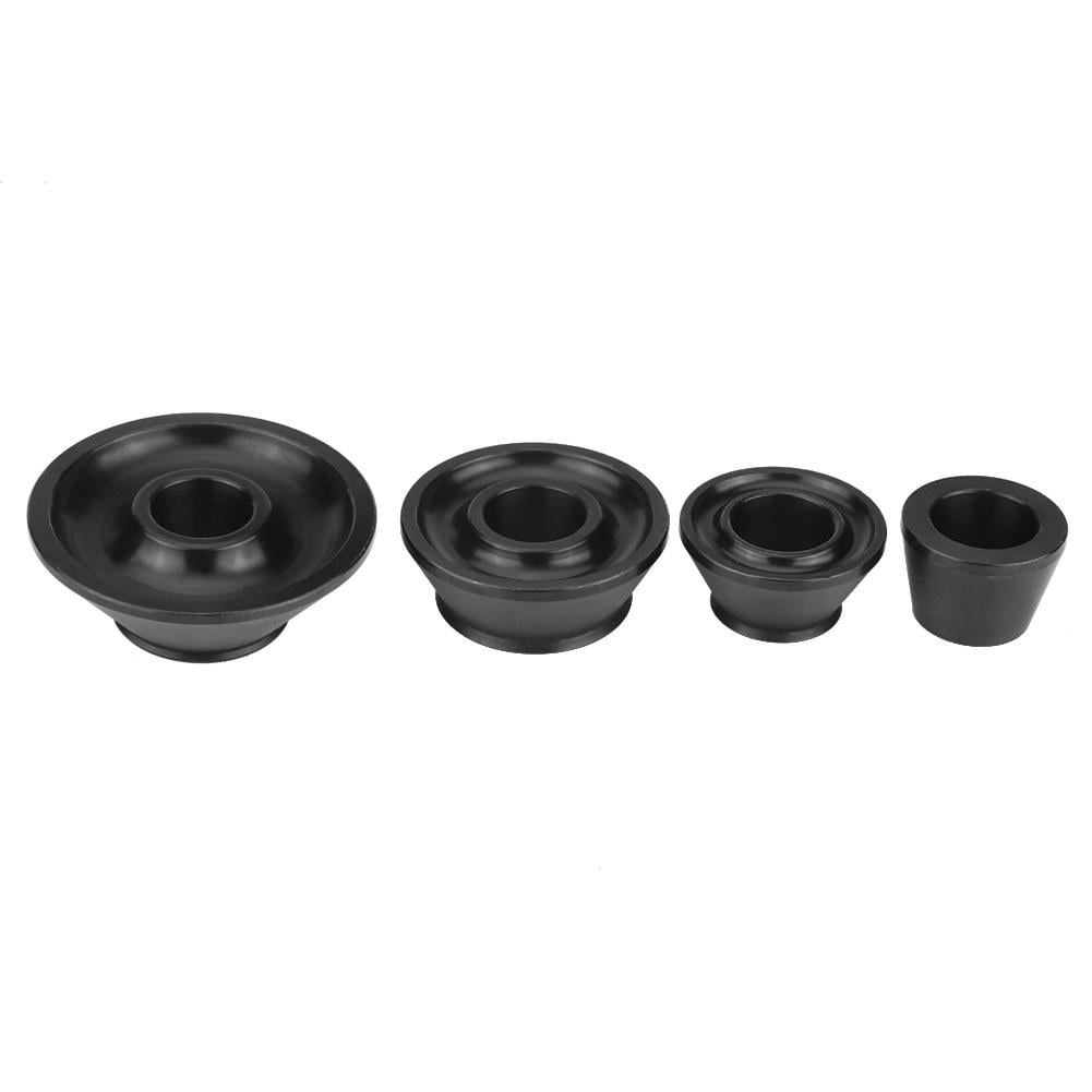 4pcs Wheel Balancer Standard Taper Cones #45 Carbon Steel Fit 40mm Shaft Black 