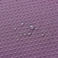 thumbnail image 5 of WPM No Hooks Required Mauve Shower Curtain with Snap-in Liner Waffle Weave Design, Hotel Grade Style Waterproof & Washable, Mesh top Window Easy Snaphook Mauve Bathroom 72 inch wide x 74 inch long, 5 of 5