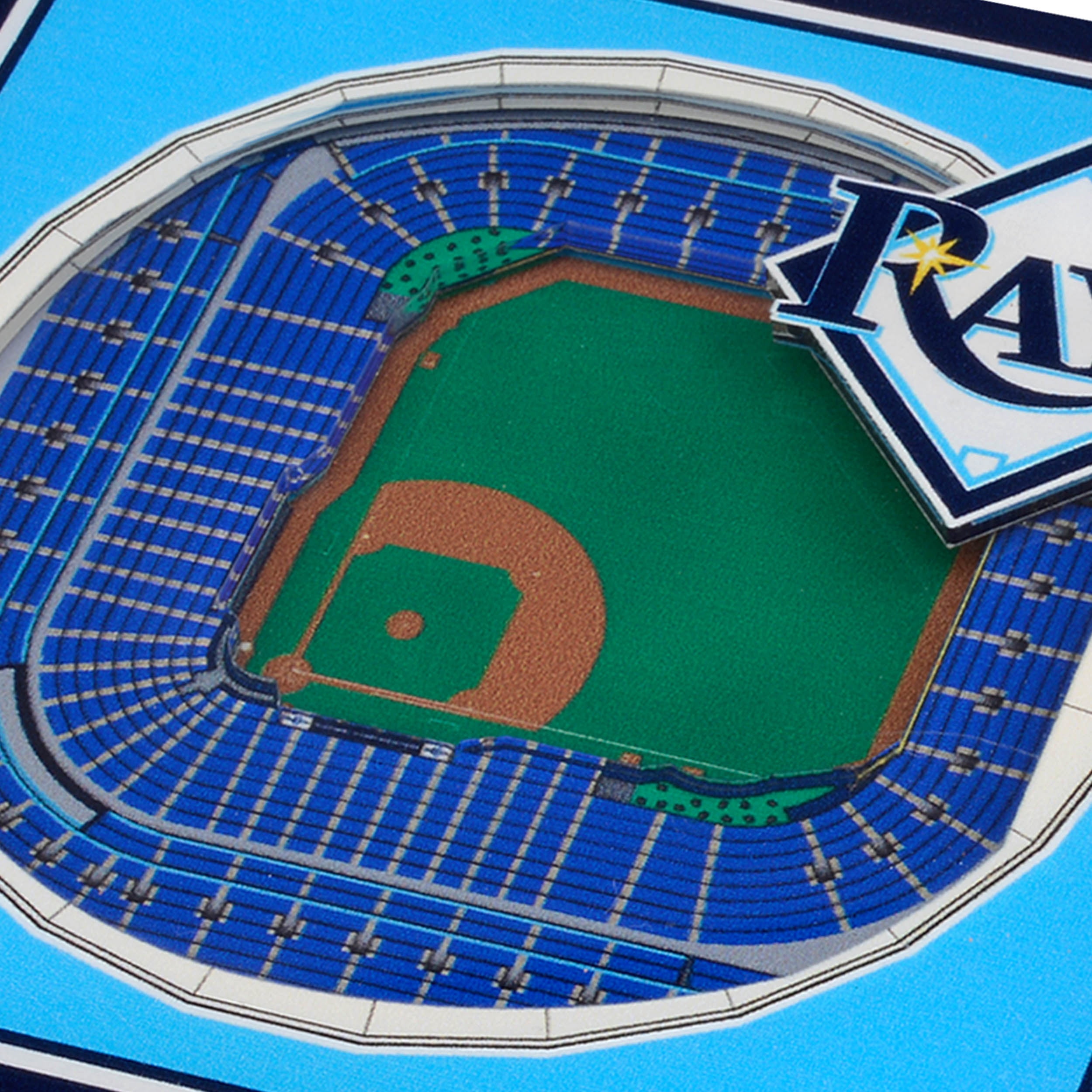YouTheFan MLB Tampa Bay Rays Stadiumview Cribbage