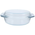 thumbnail image 4 of Glass Casserole with Lid Covered Glass Casserole Dish with Handles Microwave Safe Glass Bowl, 4 of 6